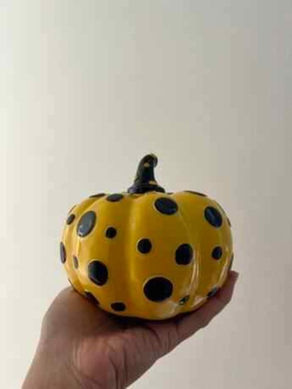 Brand new gorgeous decorative pumpkin (Short)  (Yayoi Kusama pumpkins rep)
